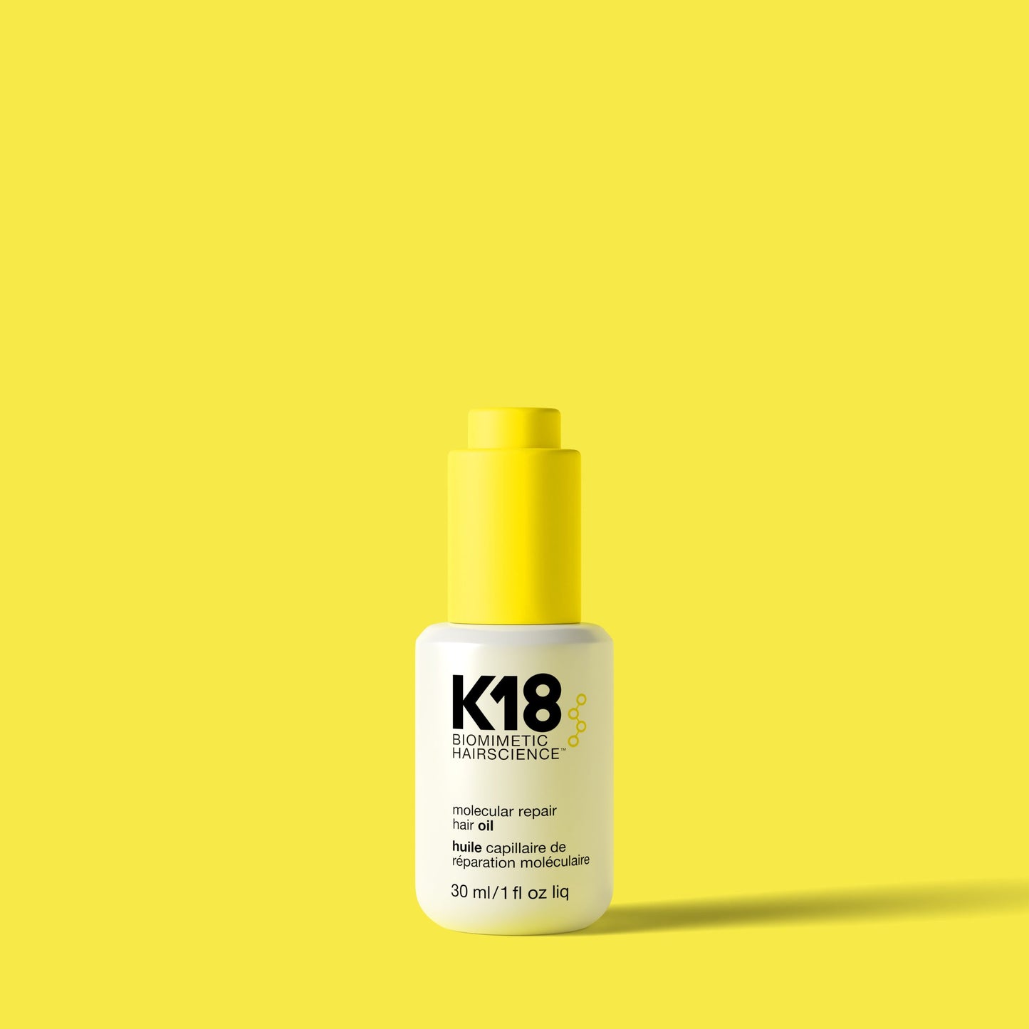 Molecular repair hair oil