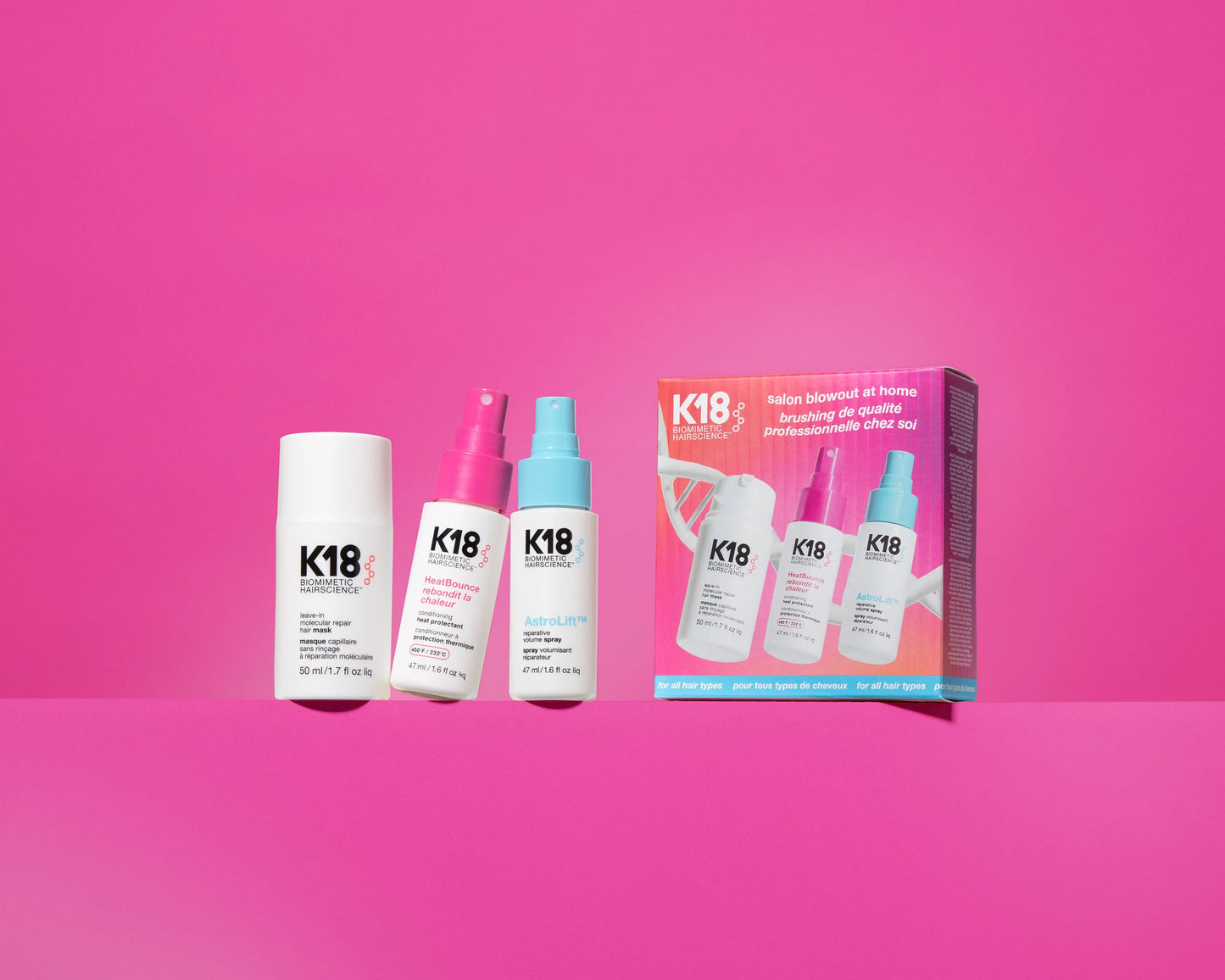 Salon blow-out at home kit