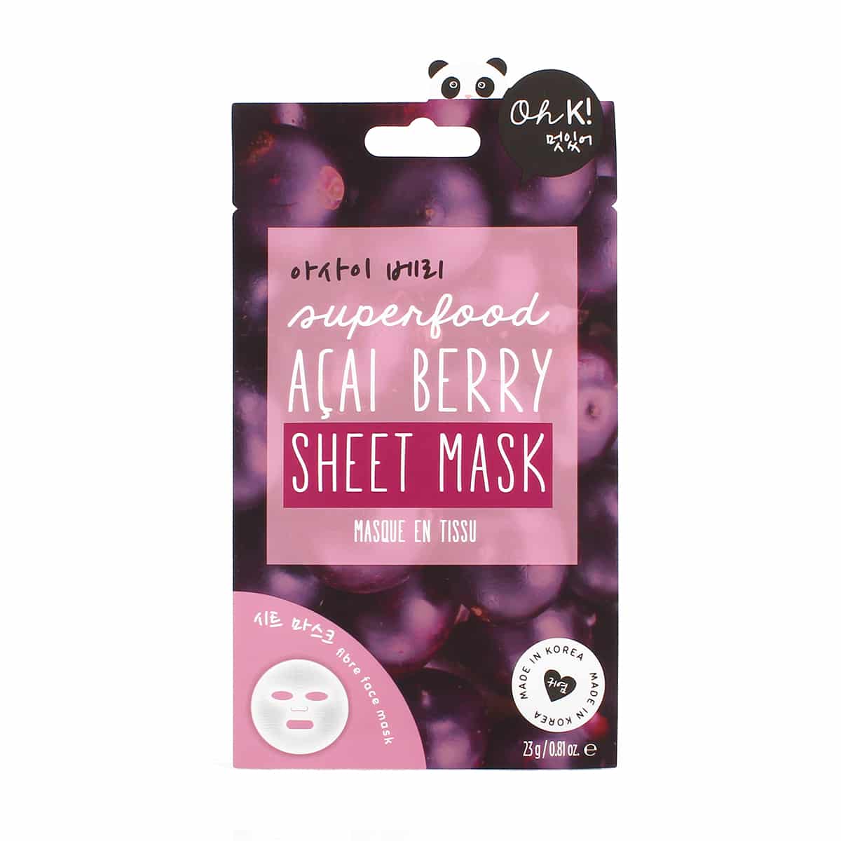 Superfood Acai Berry Sheet Mask 23g