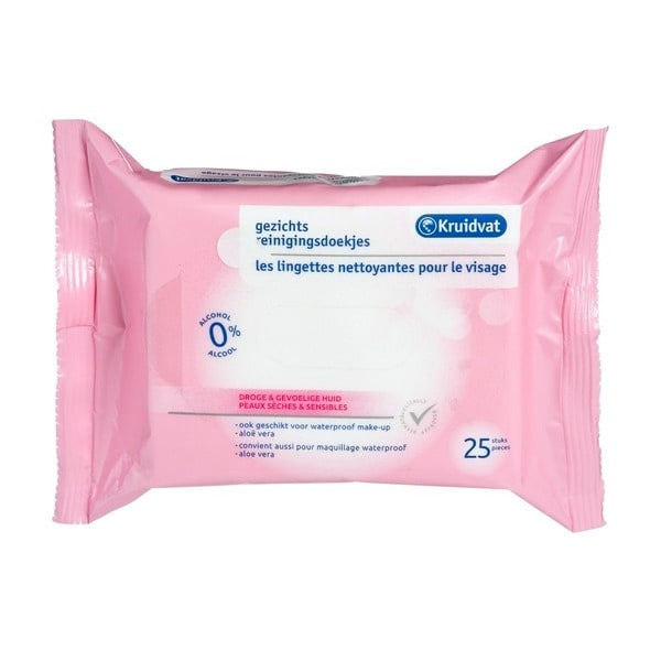 Kruidvat Cleansing Soothing Gezichtsreinigingsdoekjes