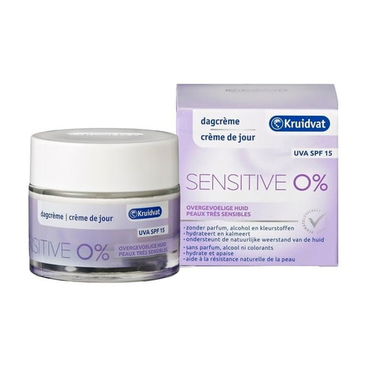 Kruidvat dagcreme sensitive 0%