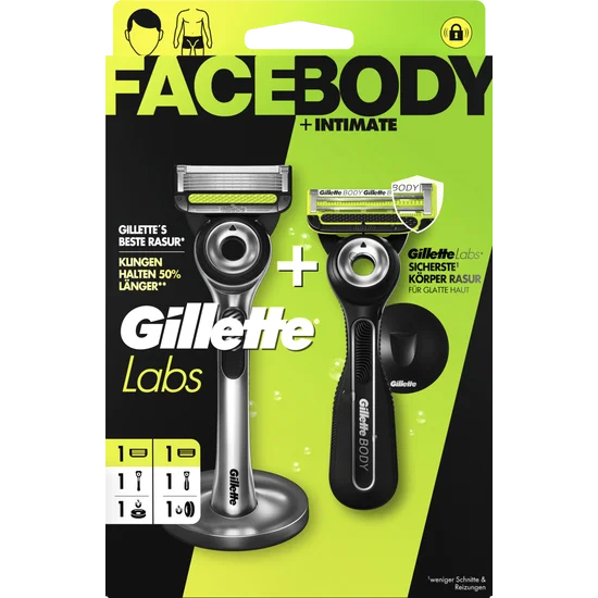 Gillette Labs Razor Face & Body Duo Pack