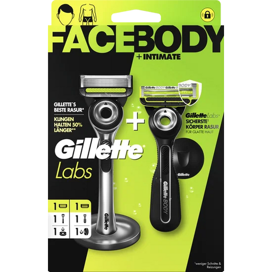 Gillette Labs Razor Face & Body Duo Pack
