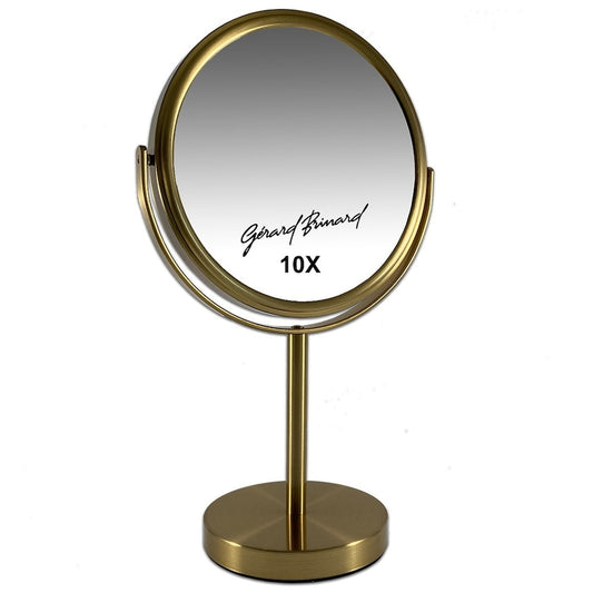 Gérard Brinard Metalen Spiegel 10x Vergroting