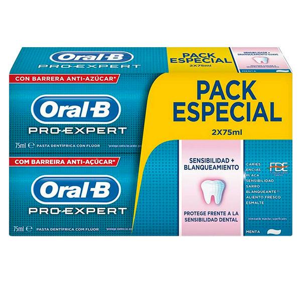 Oral-b - PRO-EXPERT SENSIBILIDAD&BLANQUEANTE SET 2 Pcs.