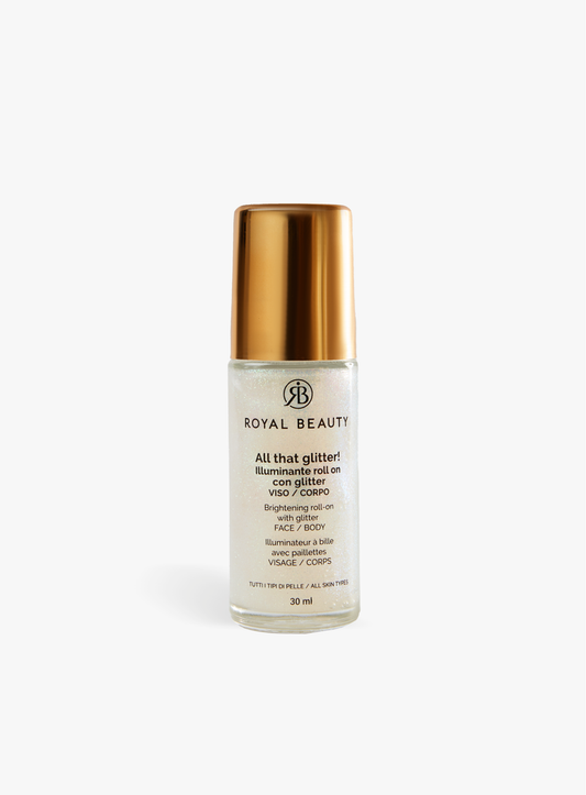 Illuminante Roll On Con Glitter per Viso e Corpo