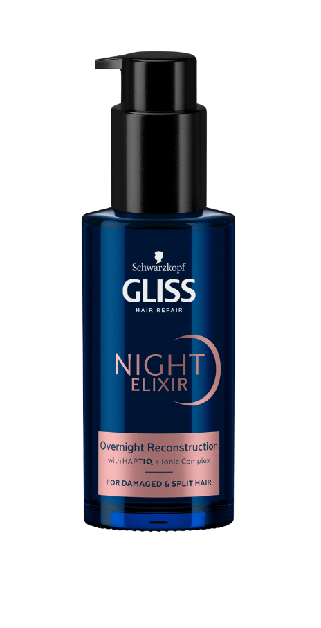 Gliss Night Elixir Overnight Repair For Damaged & Split Hair