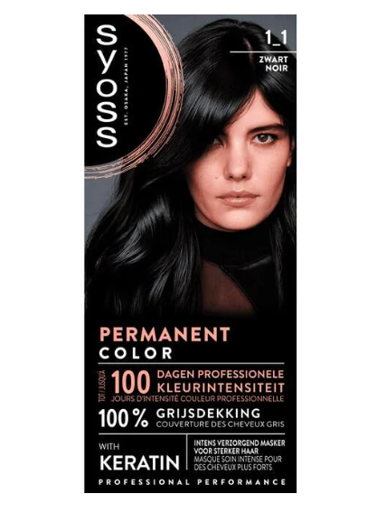 Haarverf 1-1 Zwart