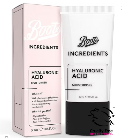 Ingredients Hyaluronic Acid Moisturiser