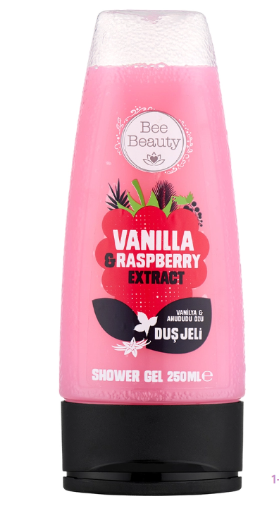 Shower Gel Vanilla & Raspberry extract