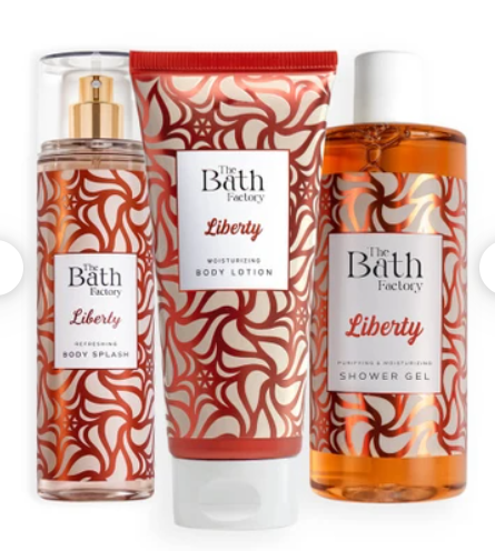 Liberty Shower Gel, Body Lotion & Spray