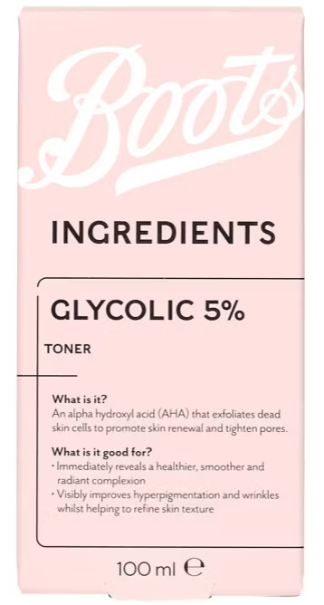 Ingredients Glycolic Acid Toner 5%