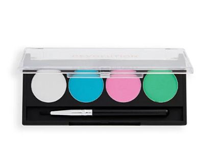 Revolution Water Activated Graphic Eye Liner Palettes Pastel Dream With Brush