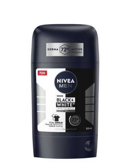 NIVEA Men Black & White Invisible Deodorant Stick