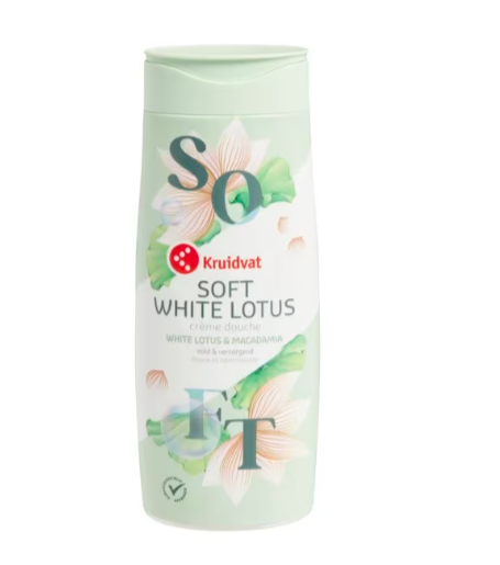 Kruidvat Soft White Lotus & Macadamia Crème Douchegel