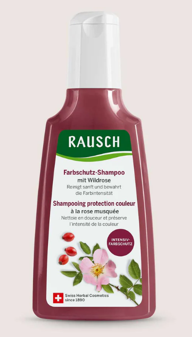 Color-protecting shampoo with wild rose