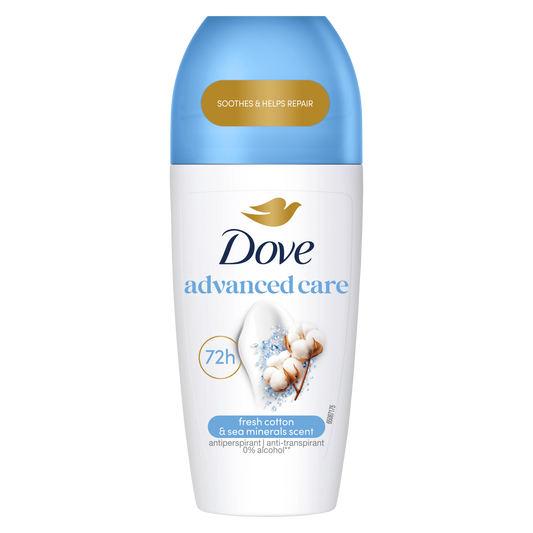 Dove Deo AP Roll on Adv Fresh Cotton & Sea minerals 50ml