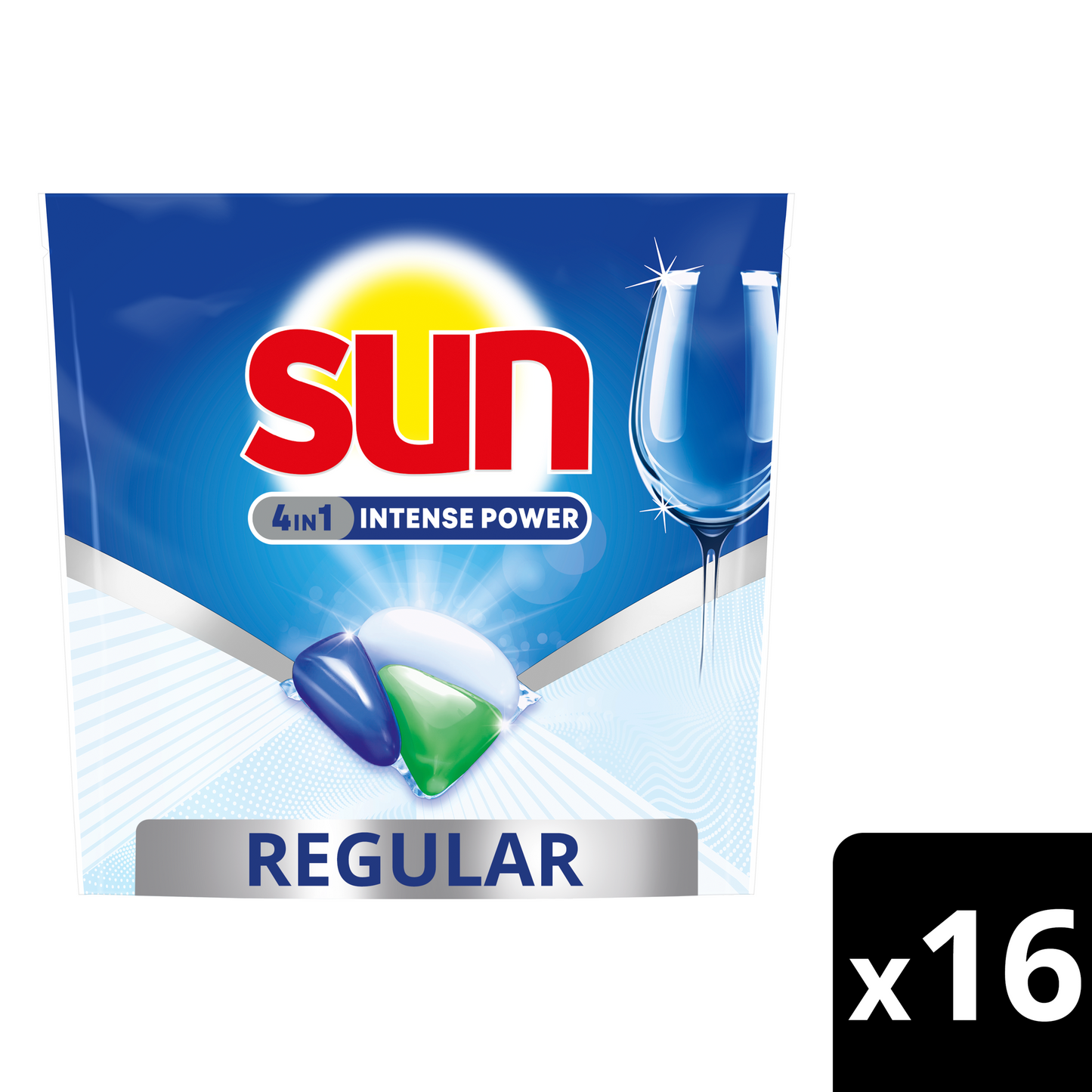Sun Intense Power Vaatwascapsules 16x