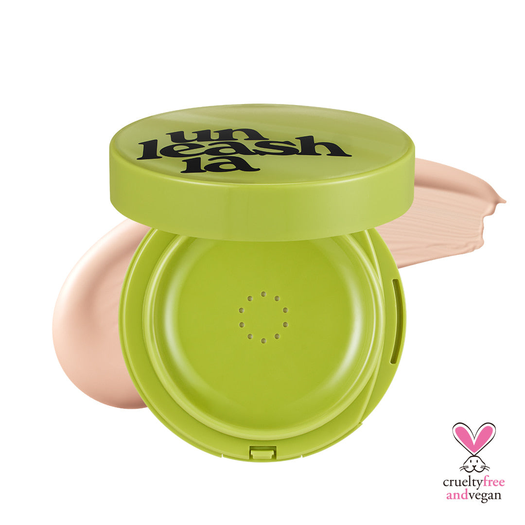 Satin Wear Healthy - Green Cushion