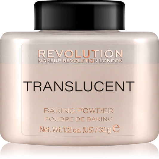 loose baking powder translucent