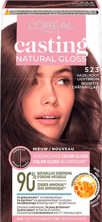 Casting Natural Gloss 523 Hazelnoot Lichtbruin