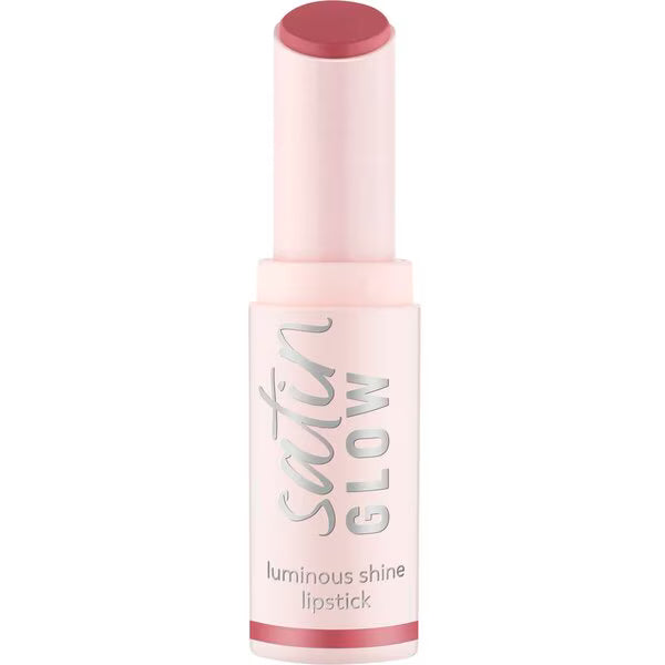 Essence Satin Glow 03 Rose And Shine Luminous Shine Lipstick