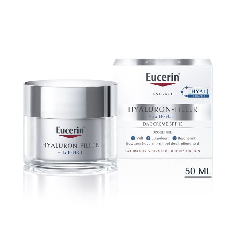 Hyaluron-Filler + 3x EFFECT Dagcrème Droge Huid SPF 15