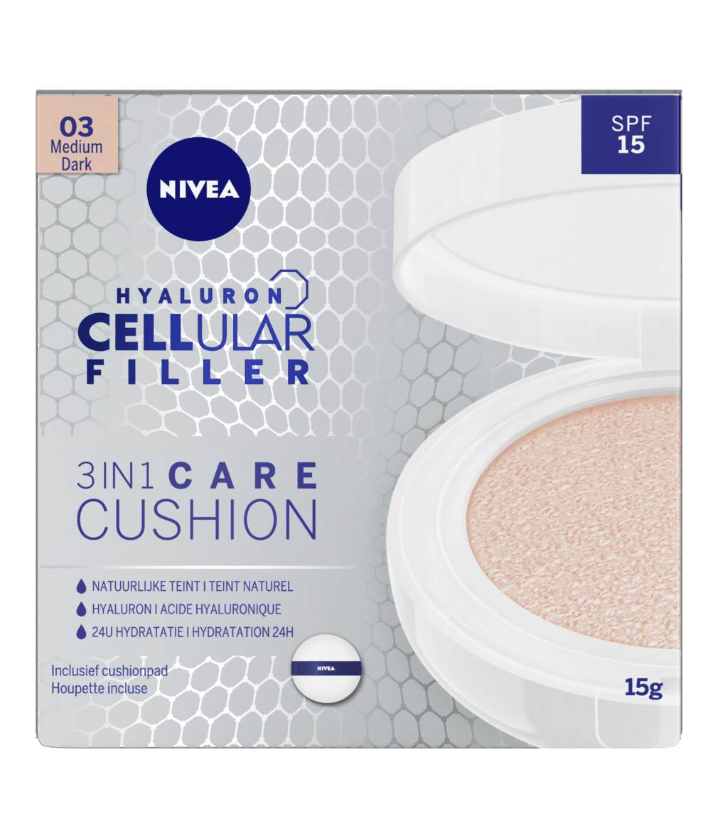 NIVEA Cellular 3in1 Care Cushion Medium Dark SPF15 15ml