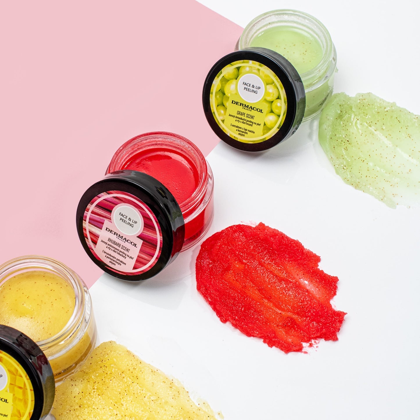 Dermacol Face & Lip Peeling Grape