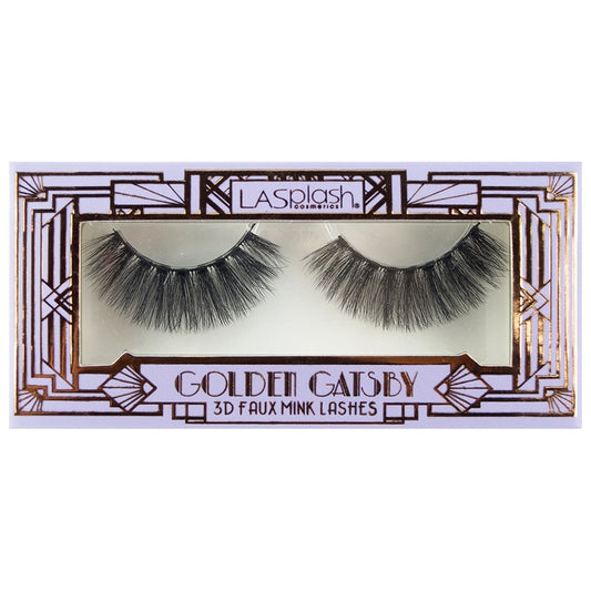 LaSplash Golden Gatsby 3D Faux Mink
