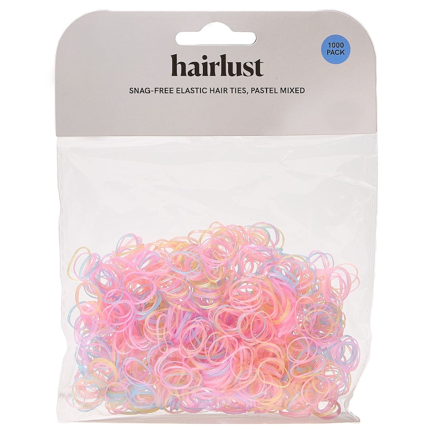 Hairlust Snag-Free Elastic Hair Ties, 1000-Pack