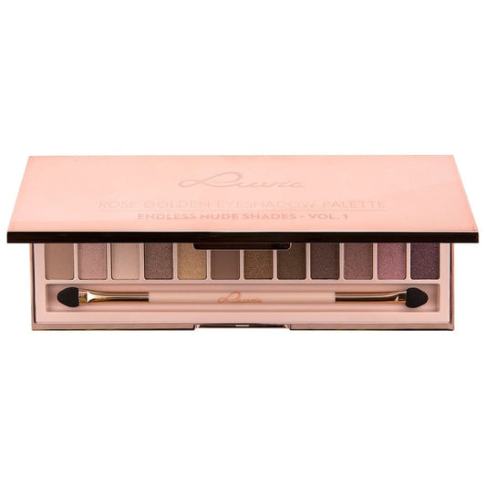Luvia Rose Golden Eyeshadow Palette - Endless Nude Shades Vol.1