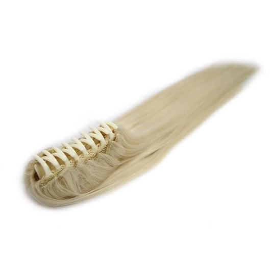 Fashiongirl PFERDECHWANZ HAAR BEPROEIDINGEN M/ CLASP #60 LICHT BLONDE - Smooth