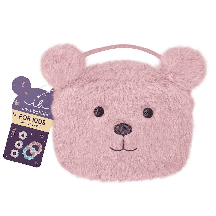 Invisibobble Pink Teddy Kids Set
