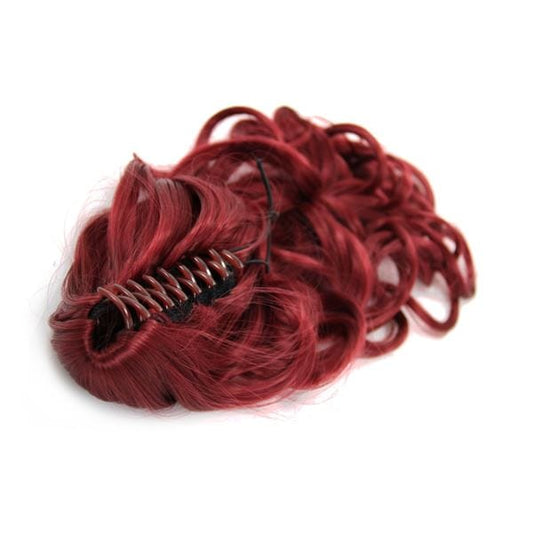 Fashiongirl PFERDECHWANZ HAAR BEPROEIDINGEN M/ CLASP #33 ROOD - LOUD -