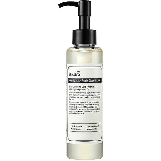 Dear Klairs Gentle Black Frisse Reinigingsolie