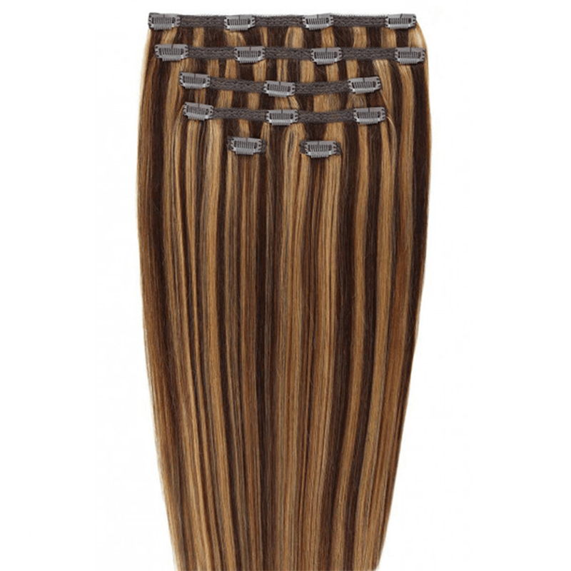 Gold24 GOLD24 Clip -in -extensies #4 Brown - 60 cm