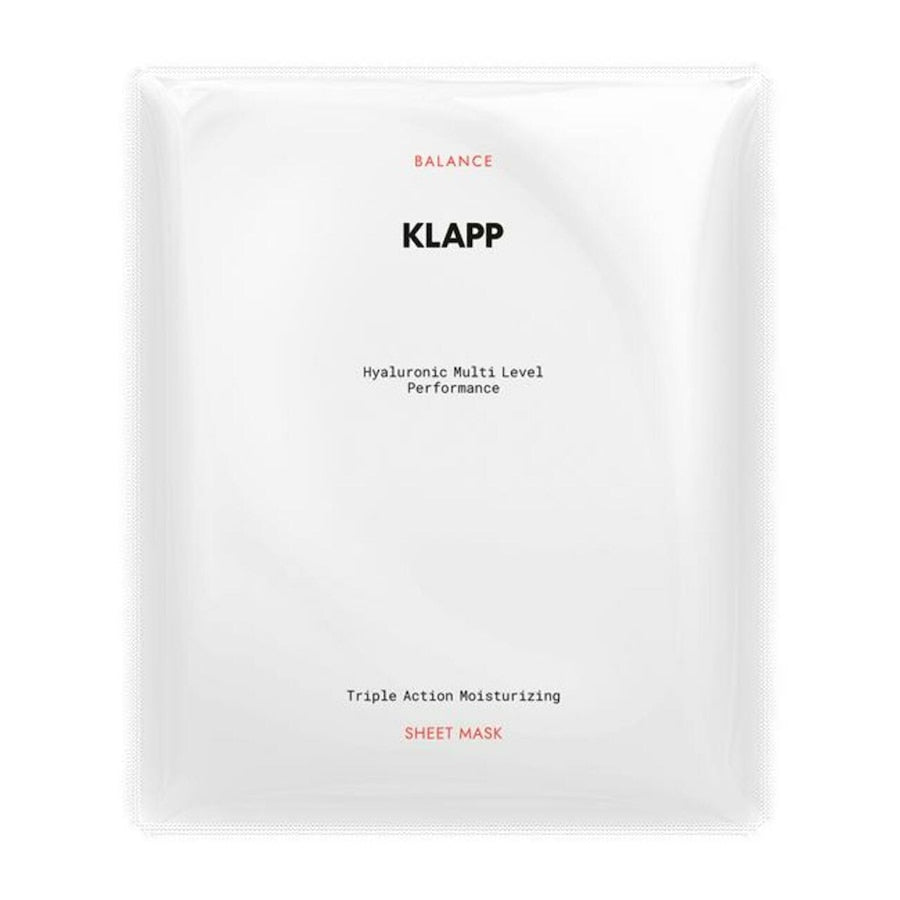 Klapp Hyaluronic Multi Level Performance Triple Action Moisturizing Sheet Mask