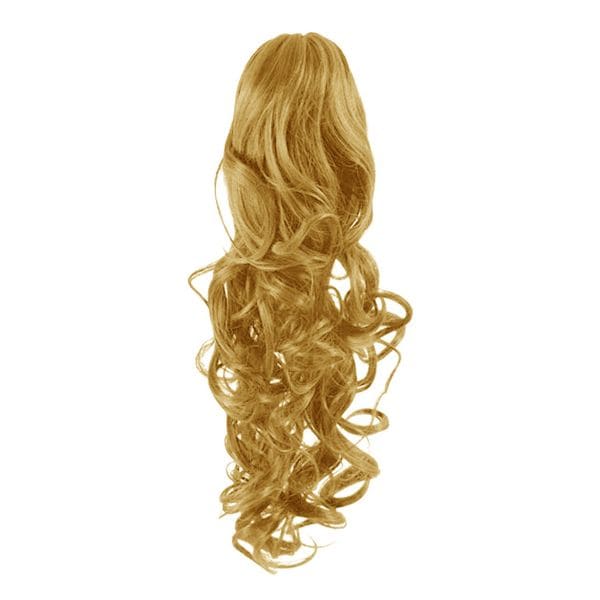 Fashiongirl Clip in paardenstaarthaarverlenging #27 Mittelblond - gelokt