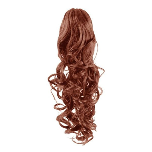 Fashiongirl Clip in paardenstaarthaarverlenging #33 Rood -Brown - Lured