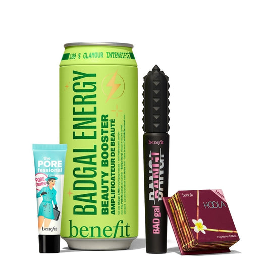 Benefit Holiday Collection BADgal Energy - Mascara, pore primer & bronzer christmas beauty set