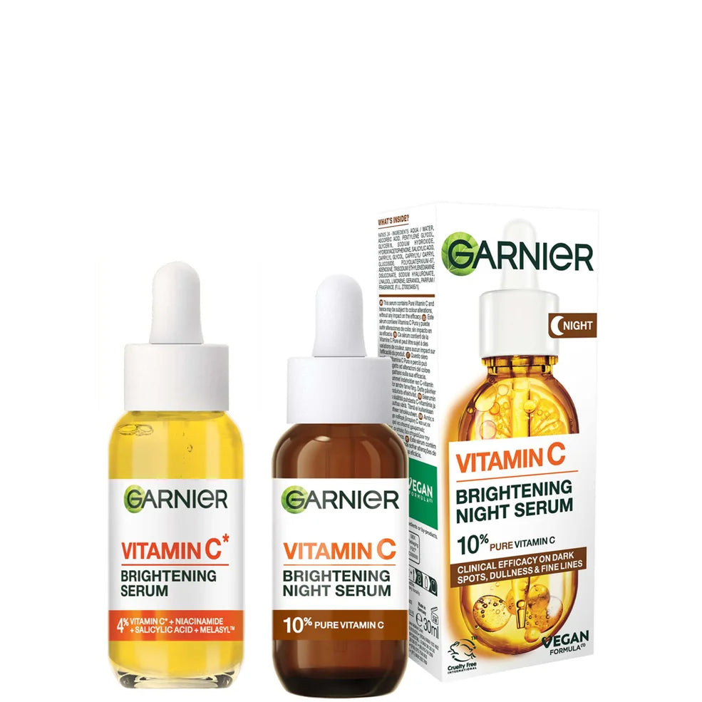 Vitamin C Day and Night Serum Set for Face