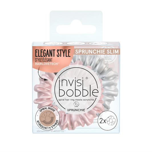 Invisibobble Sprunchie Slim Duo Bella Chrome