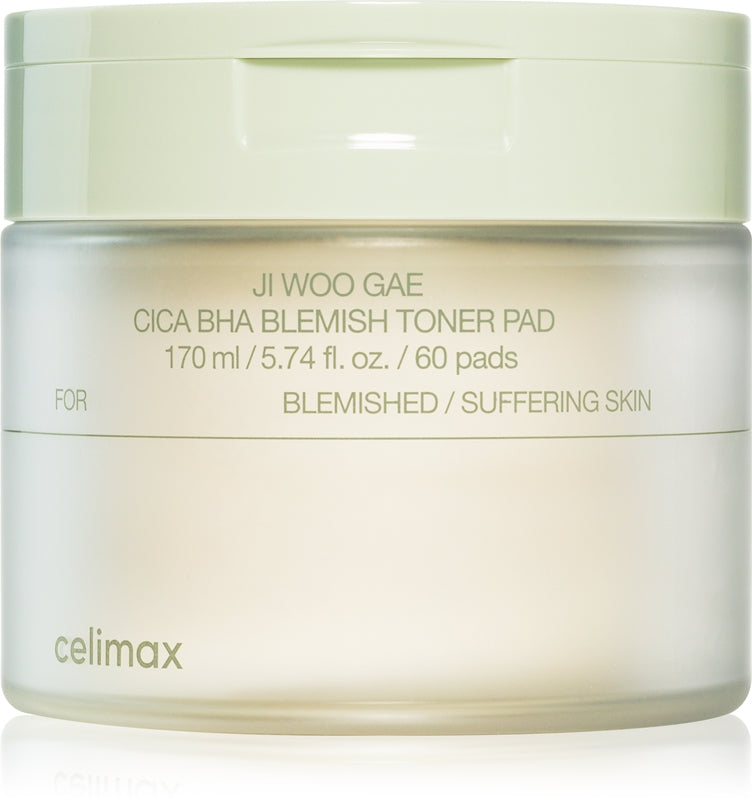 Ji Woo Gae Cica BHA Blemish Toner Pad