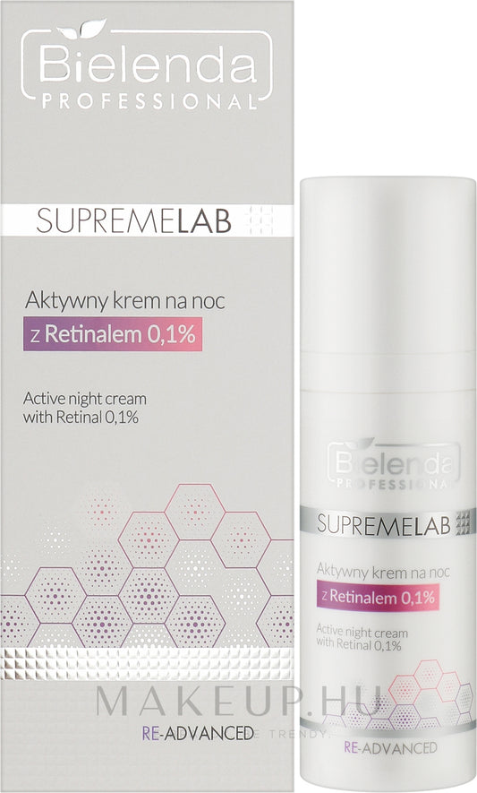 Bielenda Professional Supremelab Re-Advanced Active Night Cream With Retinol 0.1%