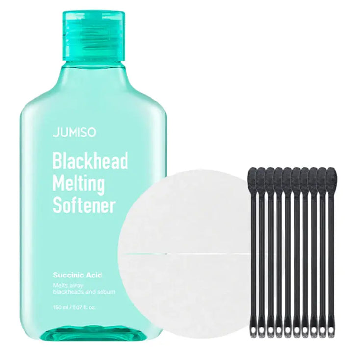 Blackhead Melting Softner & Cotton Pads & Cotton Swab