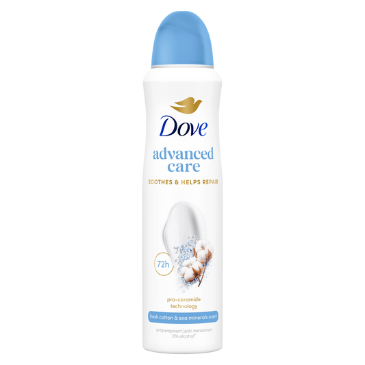 Dove Deo AP Spray Adv Fresh Cotton & Sea minerals 150ml