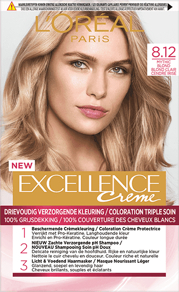 Excellence Excellence Creme Permanente Haarverf 812 Mythic Blonde