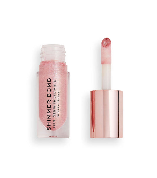 Lip gloss with Shimmer Bomb - Shimmer Nude