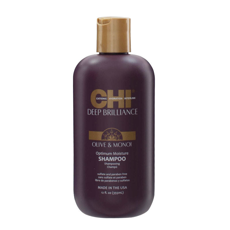 CHI Deep Brilliance Olive & Monoi Optimum Moisture Shampoo 355ml